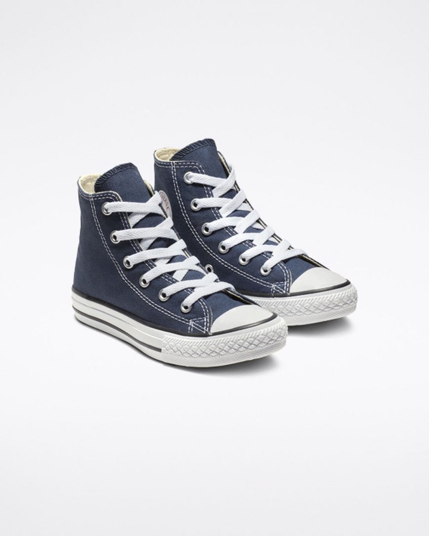 Zapatillas Altas Converse Chuck Taylor All Star Classic Niña Azul Marino | PE L84P25